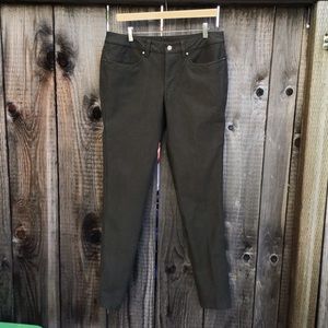 Lululemon athletica ABC classic straight athletic green pants mens 32